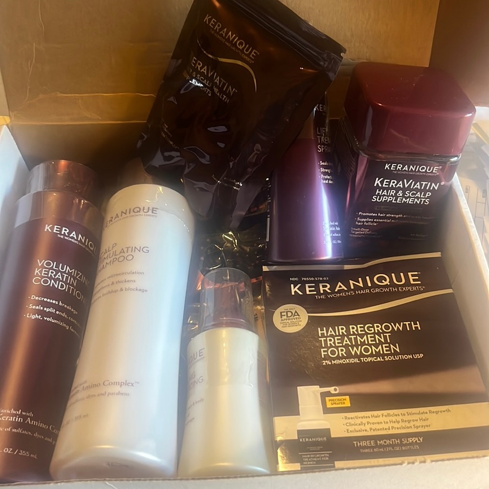 Keranique hair treatment kit